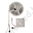 Kép 1/2 - LED szalag távirányítóval 7W/m DC 24V 4000K 800lm IP20 10 méter