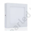 LED panel 6W négyzetes,falonkívüli 2800K fehér peremes