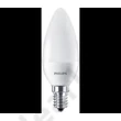 PHILIPS LED gyertya matt E14 5,5W 40W 2700K 2év