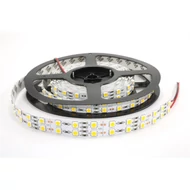 LED szalag beltéri IP20 SMD5050 120LED 28,8W/m meleg fehér dupla széles