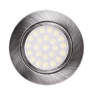 Ultralux LED bútorlámpa szatén nikkel 4W 330lm IP44 4200K