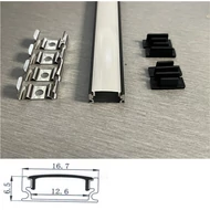 ALU PROFIL U 2M matt előlappal, fekete ALU PROFIL U 2M matt előlappal, fekete