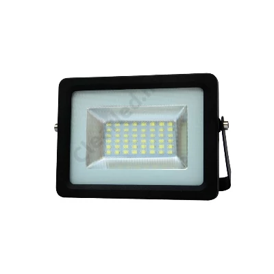 LED reflektor 230V 20W fekete SMD 5730 4000K