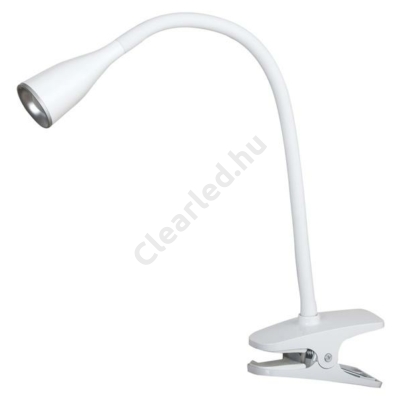 Rábalux 4196 JEFF csiptetős LED asztali lámpa 4,5W fehér
