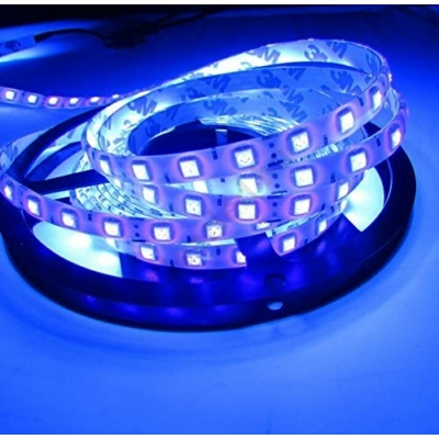LED szalag UV SMD5050 60LED/m 14,4W IP20 Prémium, Wavelenght 395-405 nm