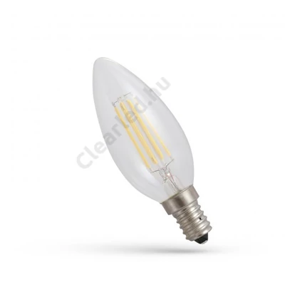 Spectrum Led WOJ14387 led gyertya E14 6W COG WW filament