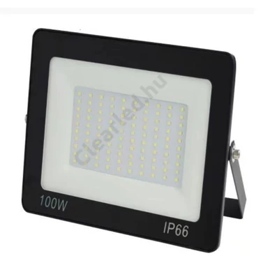 LED reflektor 100W, ultra vékony, fekete, 4000K