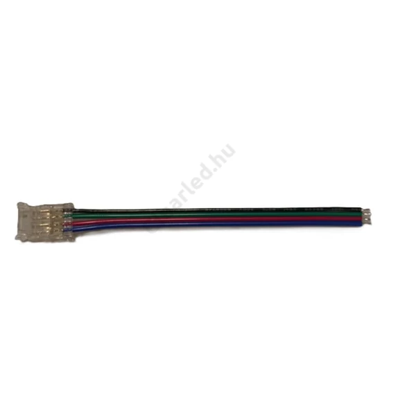 Betáp csatlakozó,rápattintós 10mm RGB LED szalaghoz