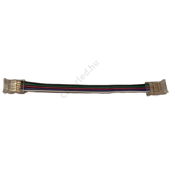 Vezetékes összekötő,rápattintós 10mm RGBW
