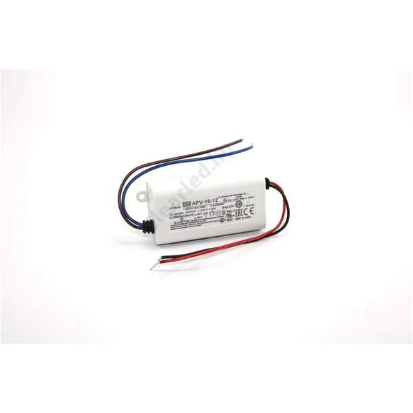 Mean Well APV-16-12 LED tápegység 15W műanyagházas