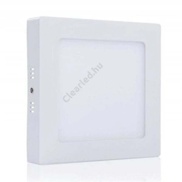 LED panel 6W négyzetes,falonkívüli 2800K fehér peremes