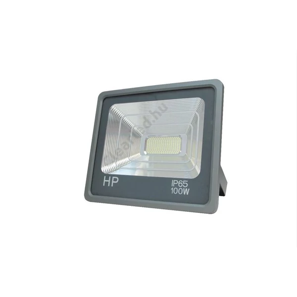 LED reflektor 230V 100W hideg fehér SMD LED szürke ház