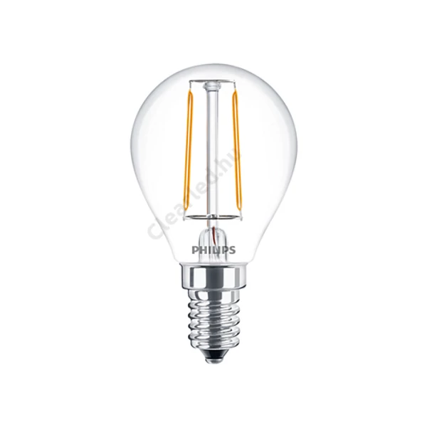 PHILIPS LED kisgömb filament E14 2W 25W 2700K