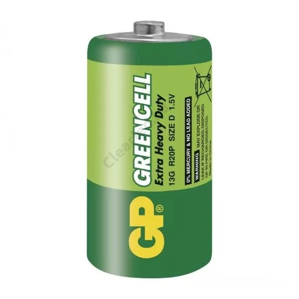 GP B1240 GREENCELL góliát elem, R20