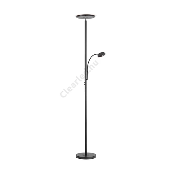 LUXERA 11709-18 HANS LED állólámpa 22+4W 3000K fekete