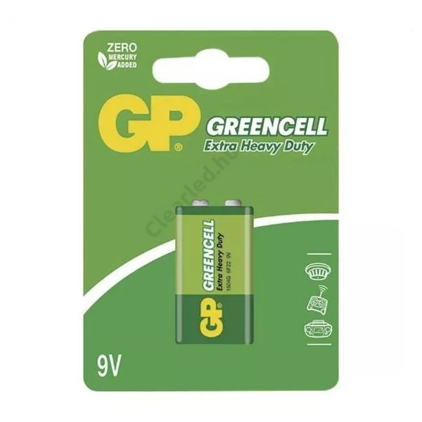 GP B1251 GREENCELL 9V elem