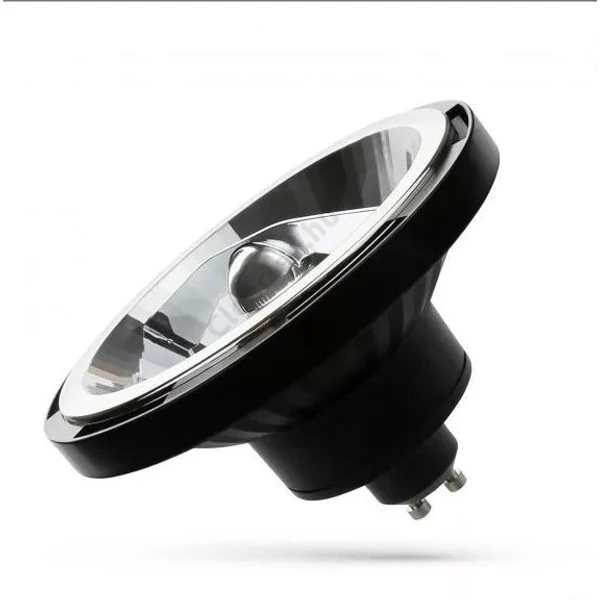 Spectrum LED WOJ14255 AR111 GU10 15W fekete, 4000K, 45°