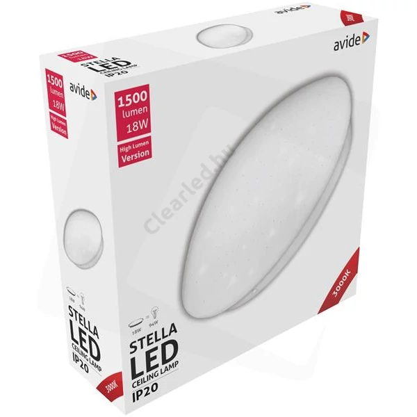 aVIDE LED menny lámpa Stella csillagos 18W 3000K