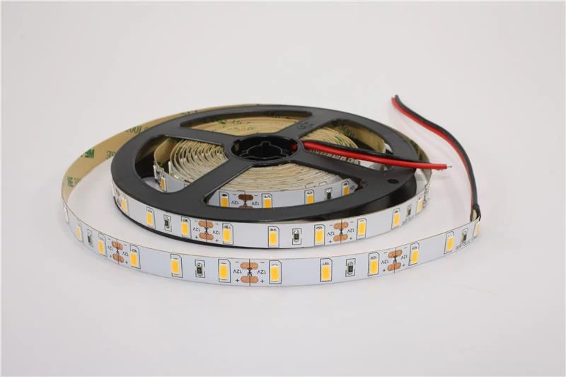 LED szalag beltéri IP20 SMD5630 60LED 18W/m meleg fehér