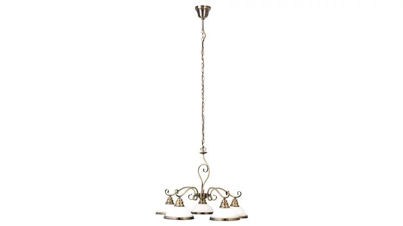 Rábalux Elisett, 5 ágú csillár E27 5x60W bronz