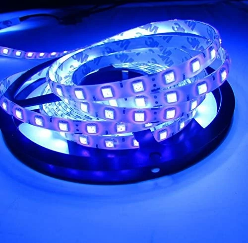 LED szalag UV SMD5050 60LED/m 14,4W IP20 Prémium, Wavelenght 395-405 nm
