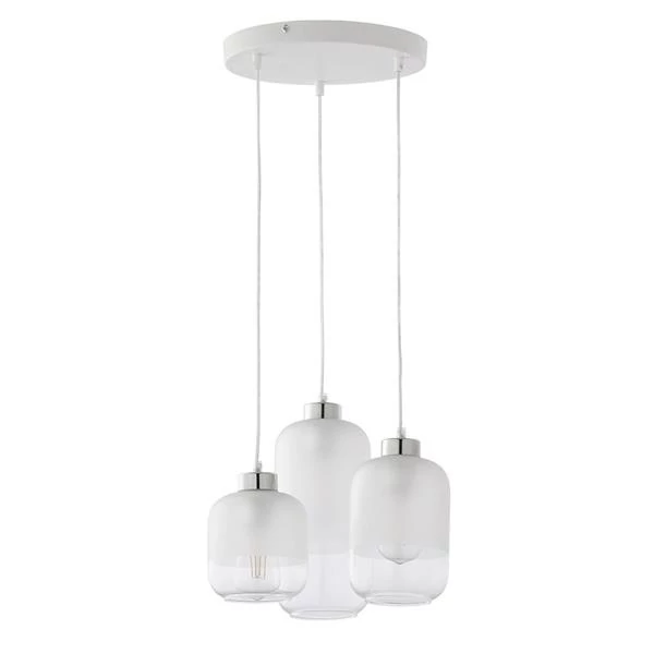 TK Lighting MARCO silver III függeszték