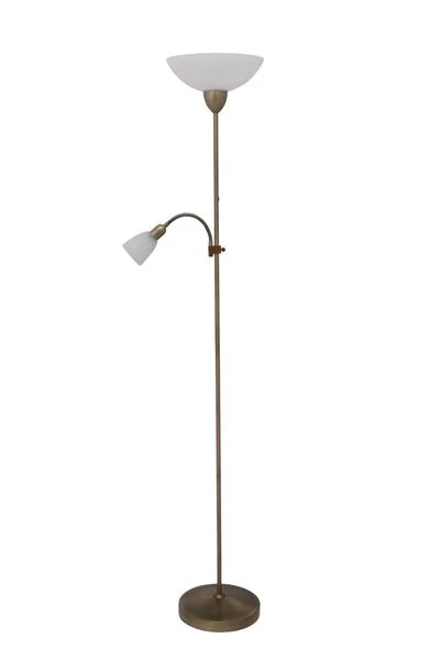 Rábalux 4019 PEARL CLASSIC állólámpa, E27 / E14, bronz
