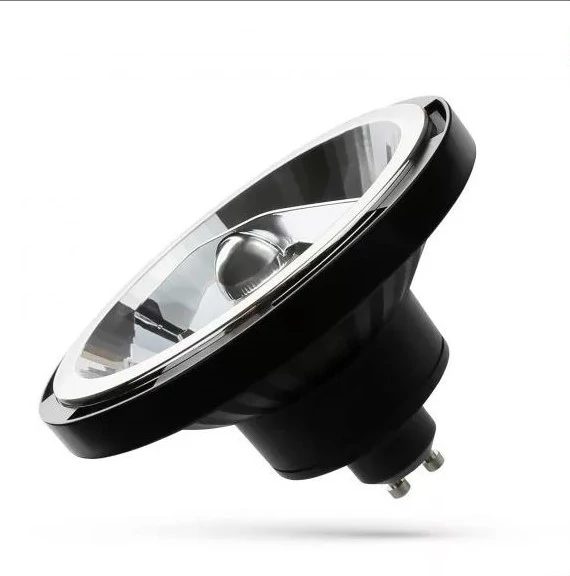 Spectrum LED WOJ14255 AR111 GU10 15W fekete, 4000K, 45°