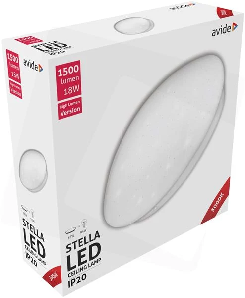 aVIDE LED menny lámpa Stella csillagos 18W 3000K